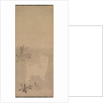Puppy with Dandelions, 1600-1640 by Tawaraya S?tatsu