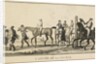 Racing Scenes: A Horse Arriving at the Race by Carle Vernet; Jazet and Aumont