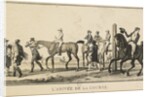 Racing Scenes: A Horse Arriving at the Race by Carle Vernet; Jazet and Aumont