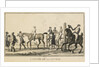 Racing Scenes: A Horse Arriving at the Race by Carle Vernet; Jazet and Aumont