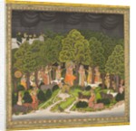 Radha and Krishna meet in the forest during a storm, c. 1770 by Unknown