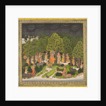 Radha and Krishna meet in the forest during a storm, c. 1770 by Unknown