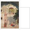 Radha and Krishna Seated on a Balcony, c. 1760 by Unknown