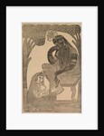 Radha Stroking Krishna's Feet, 1800s by Shri Gobinda Chandra Roy
