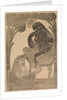 Radha Stroking Krishna's Feet, 1800s by Shri Gobinda Chandra Roy