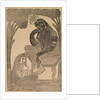 Radha Stroking Krishna's Feet, 1800s by Shri Gobinda Chandra Roy
