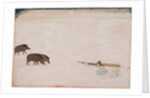 Raja Ram Chand of Amber ? hunting wild boar, c. 1670 by Unknown