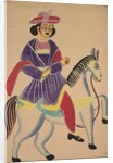 Raja Riding a Horse, 1800s by Unknown