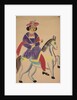 Raja Riding a Horse, 1800s by Unknown