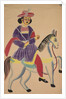 Raja Riding a Horse, 1800s by Unknown