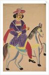 Raja Riding a Horse, 1800s by Unknown