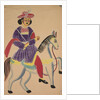 Raja Riding a Horse, 1800s by Unknown
