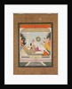 Raja with his Beloved, c. 1790 - 1800 by Unknown