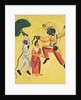 Rama and Hanuman, Holding an Uprooted Tree, Rescues Sita, 1800s by Unknown