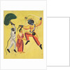 Rama and Hanuman, Holding an Uprooted Tree, Rescues Sita, 1800s by Unknown