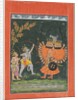 Rama and Laksmana Fighting Ravana, c. 1750 by Unknown