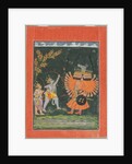 Rama and Laksmana Fighting Ravana, c. 1750 by Unknown