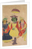 Rama and Sita Enthroned with Lakshmana and Hanuman Attending, 1800s by Unknown