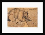 Rao Ram Singh?s Elephant Gone Amok, c. 1700 by Unknown