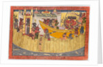 Ravana?s sister complains that her nose was cut off by Lakshmana as the demons…, 1690-1710 by Unknown