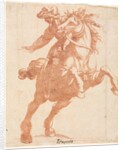Rearing Horse and Rider, c. 1600 by Antonio Tempesta (attributed to)
