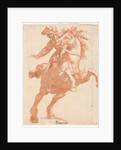 Rearing Horse and Rider, c. 1600 by Antonio Tempesta (attributed to)