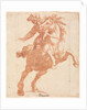 Rearing Horse and Rider, c. 1600 by Antonio Tempesta (attributed to)