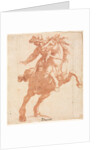 Rearing Horse and Rider, c. 1600 by Antonio Tempesta (attributed to)