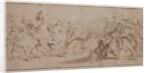 Reconciliation of the Romans and the Sabines Venus Disarming Mars, Drapery Study by Peter Paul Rubens