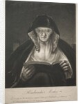 Rembrandt's Mother by James McArdell
