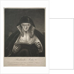 Rembrandt's Mother by James McArdell