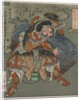 Removing the Stone from the Entrance to the Cave, 1825 by Totoya Hokkei