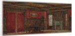 Rendering for Interior Design, about 1880- 1900 by August Frederick Biehle; M. James Bowman
