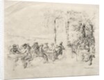 Restaurant am Wasser by Max Liebermann