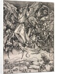 Revelation of St. John: St. Michael fighting the Dragon, 1511 by Albrecht Dürer