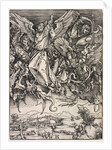 Revelation of St. John: St. Michael fighting the Dragon, 1511 by Albrecht Dürer
