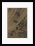 River Village in a Rainstorm, c. 1480-1507 by Lu Wenying