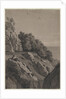 Rocky Cliff on a Coast, c. 1850-1860 by Anonymous