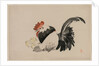 Rooster, Hen, and Chicks, c. 1880s by Shibata Zeshin