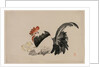 Rooster, Hen, and Chicks, c. 1880s by Shibata Zeshin