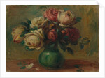 Roses in a Vase, c. 1890 by Pierre-Auguste Renoir