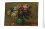 Roses in a Vase, c. 1890 by Pierre-Auguste Renoir