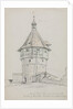 Round Tower, Castle of Munoth, Schafhausen, Switzerland, 1842 by John William Casilear