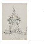 Round Tower, Castle of Munoth, Schafhausen, Switzerland, 1842 by John William Casilear