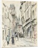 Rue Damiette, Rouen, c. 1884 by Camille Pissarro