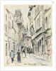 Rue Damiette, Rouen, c. 1884 by Camille Pissarro
