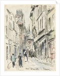 Rue Damiette, Rouen, c. 1884 by Camille Pissarro