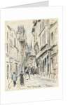 Rue Damiette, Rouen, c. 1884 by Camille Pissarro