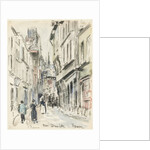 Rue Damiette, Rouen, c. 1884 by Camille Pissarro