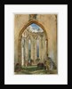 Ruin of a Church, 1849 by Rudolf von Alt